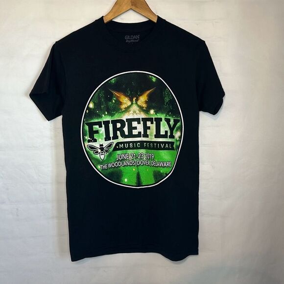 Firefly Music Festival Black Short Sleeve Tshirt 2019 size S Post Malone - Picture 1 of 5